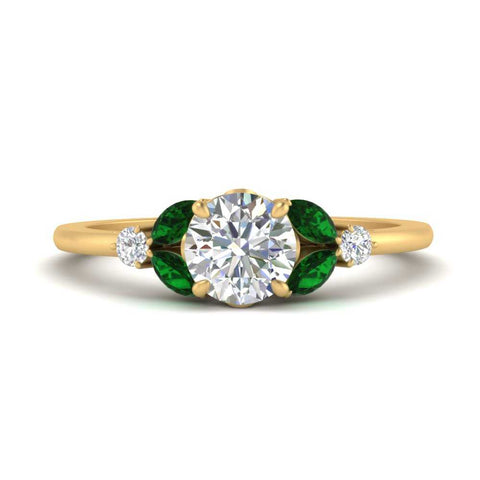vintage-marquise-and-round-engagement-round-ring-with-emerald-in-yellow-gold-FDENR635RORGEMGR-NL-YG.jpg?v=1765948084