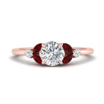 Load image into Gallery viewer, vintage-marquise-and-round-engagement-round-ring-with-ruby-in-rose-gold-FDENR635RORGRUDR-NL-RG_3dd4424b-7f43-47bc-93de-60bb329b2c13.jpg?v=1765948149