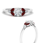 Load image into Gallery viewer, vintage-marquise-and-round-engagement-round-ring-with-ruby-in-white-gold-FDENR635RORGRUDRANGLE3-NL-WG.jpg?v=1765948084
