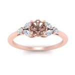 Load image into Gallery viewer, Semi Mount Vintage Marquise And Round Engagement Ring