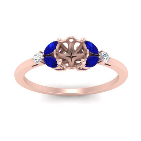 vintage-marquise-and-round-engagement-semi-mount-with-sapphire-in-rose-gold-FDENR635SMRGSABL-NL-RG