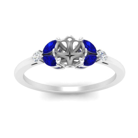 vintage-marquise-and-round-engagement-semi-mount-with-sapphire-in-white-gold-FDENR635SMRGSABLANGLE5-NL-WG