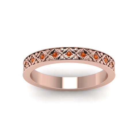 vintage-orange-sapphire-eternity-band-for-her-in-rose-gold-FDEWB8646GSAOR-NL-RG