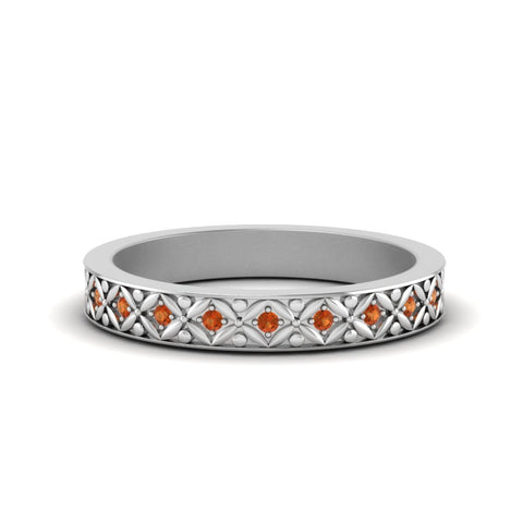 vintage-orange-sapphire-eternity-band-for-her-in-white-gold-FDEWB8646GSAOR-NL-WG