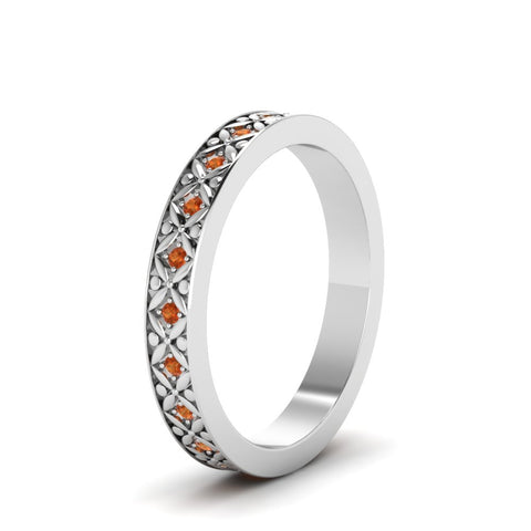 vintage-orange-sapphire-eternity-band-for-her-in-white-gold-FDEWB8646GSAOR-NL-WG