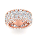 Load image into Gallery viewer, Vintage Princess And Round Anniversary Eternity Band
