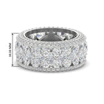 Load image into Gallery viewer, Vintage Princess And Round Anniversary Eternity Band
