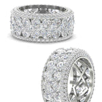 Load image into Gallery viewer, Vintage Princess And Round Anniversary Eternity Band
