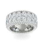 Load image into Gallery viewer, Vintage Princess And Round Anniversary Eternity Band
