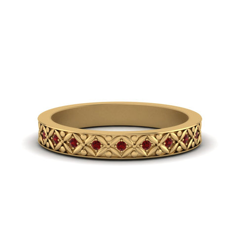 vintage-ruby-eternity-band-for-her-in-yellow-gold-FDEWB8646GRUDR-NL-YG