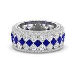 Load image into Gallery viewer, Vintage Princess And Round Anniversary Eternity Band
