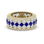 Load image into Gallery viewer, Vintage Princess And Round Anniversary Eternity Band
