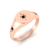 Load image into Gallery viewer, Vintage Starburst Signet Ring