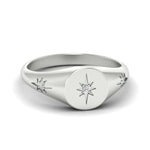 Load image into Gallery viewer, Vintage Starburst Signet Ring
