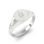 Load image into Gallery viewer, Vintage Starburst Signet Ring
