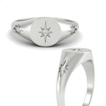 Load image into Gallery viewer, Vintage Starburst Signet Ring
