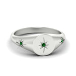 Load image into Gallery viewer, Vintage Starburst Signet Ring
