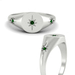 Load image into Gallery viewer, Vintage Starburst Signet Ring
