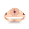 Load image into Gallery viewer, Vintage Starburst Signet Ring