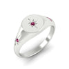 Load image into Gallery viewer, Vintage Starburst Signet Ring