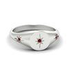 Load image into Gallery viewer, Vintage Starburst Signet Ring