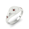 Load image into Gallery viewer, Vintage Starburst Signet Ring