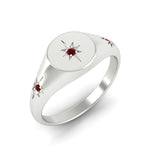 Load image into Gallery viewer, Vintage Starburst Signet Ring
