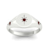 Load image into Gallery viewer, Vintage Starburst Signet Ring