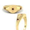 Load image into Gallery viewer, Vintage Starburst Signet Ring