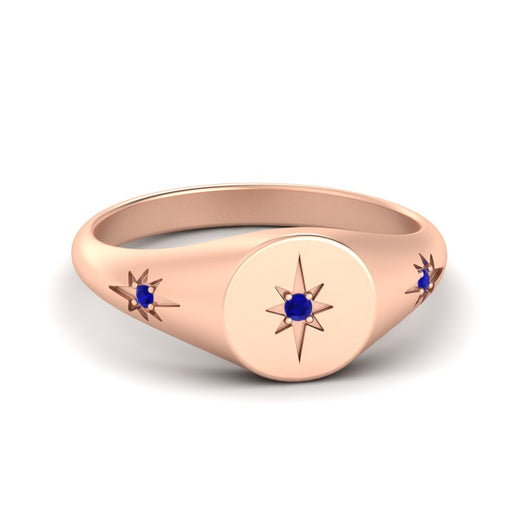 Vintage Starburst Signet Ring