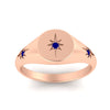 Load image into Gallery viewer, Vintage Starburst Signet Ring