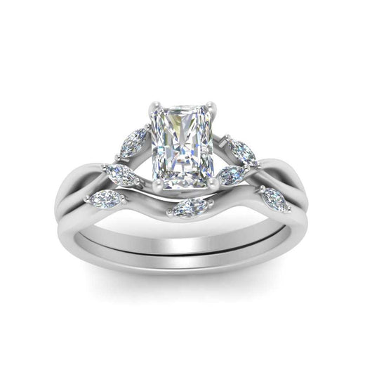 vintage-twisted-style-radiant-natural-created-diamond-wedding-se-in-platinum-FD8300RAB2ANGLE5-NL-WG