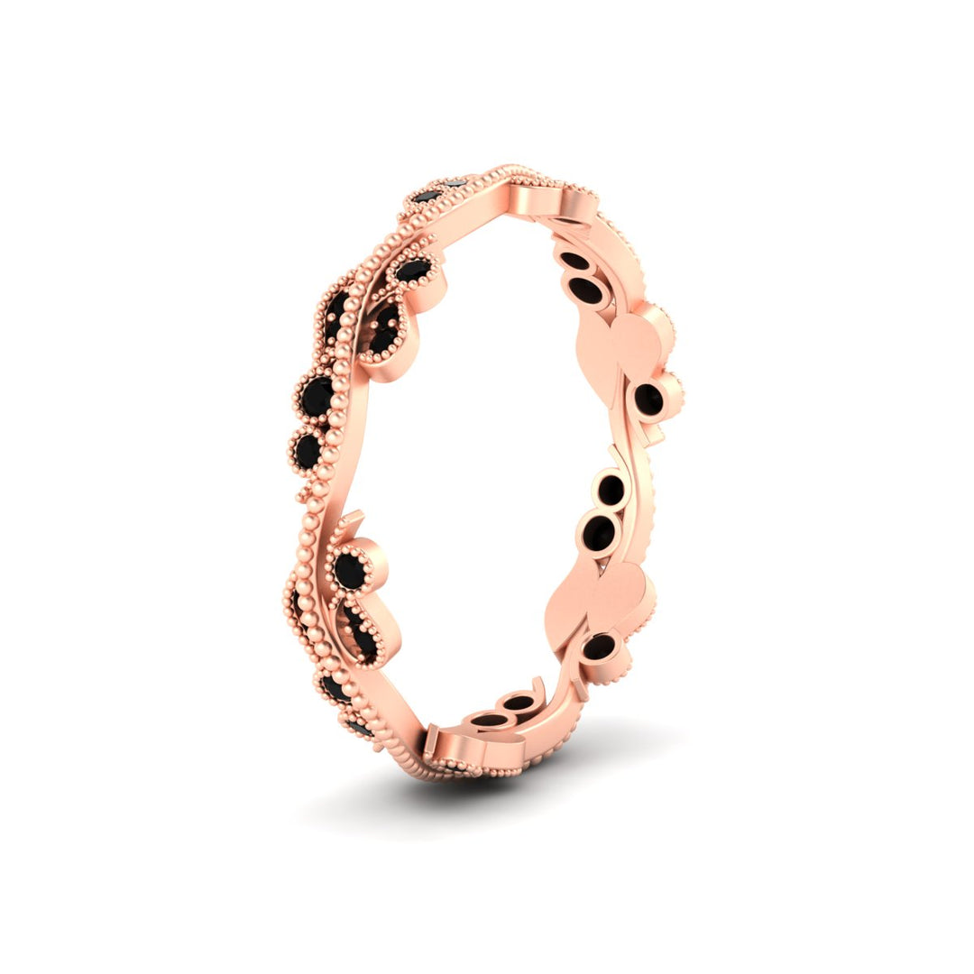 Vintage Wave Diamond Band