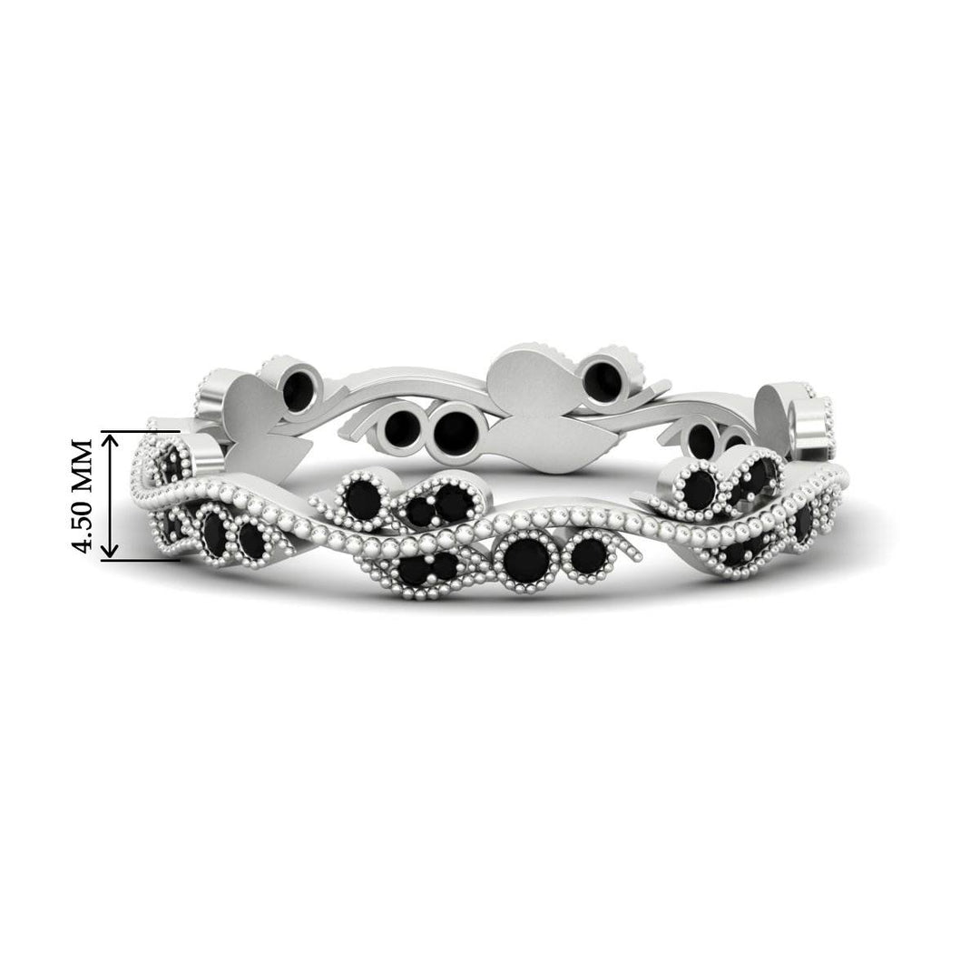 Vintage Wave Diamond Band