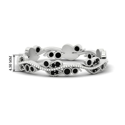 Vintage Wave Diamond Band