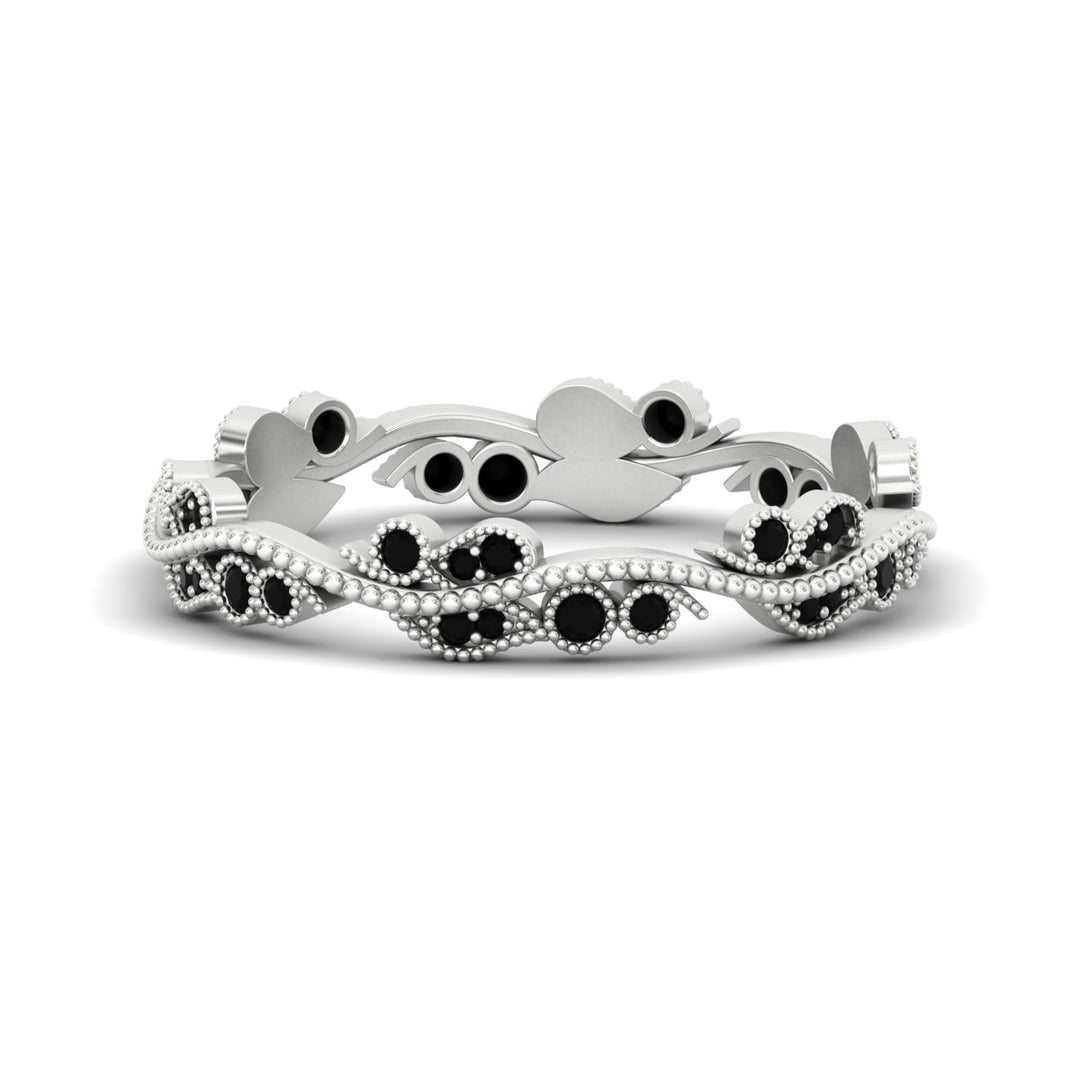 Vintage Wave Diamond Band