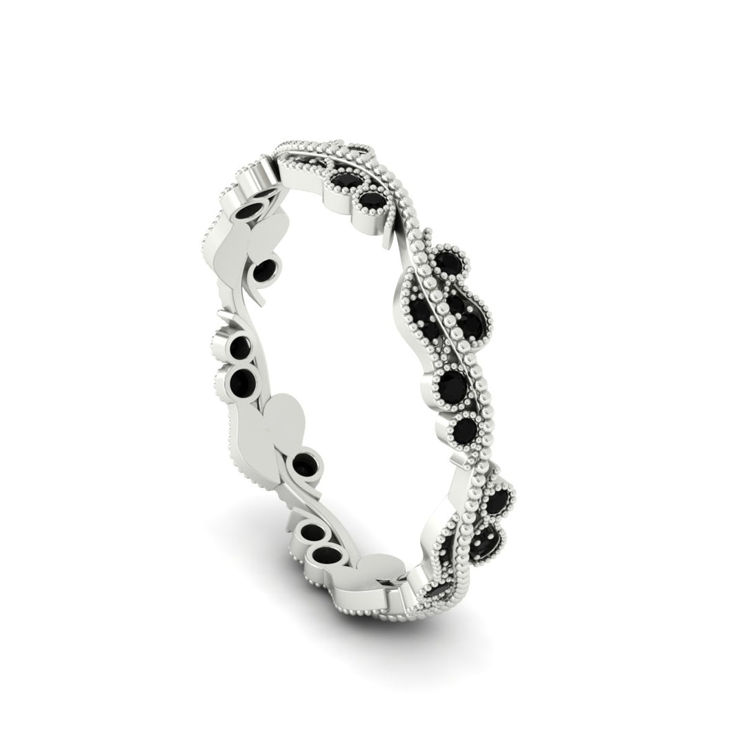 Vintage Wave Diamond Band