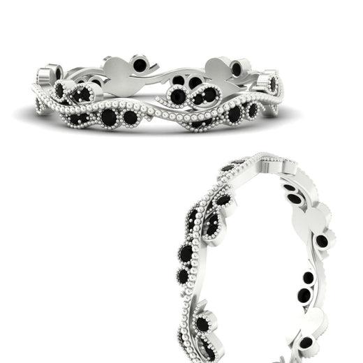 Vintage Wave Diamond Band