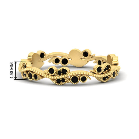 Vintage Wave Diamond Band