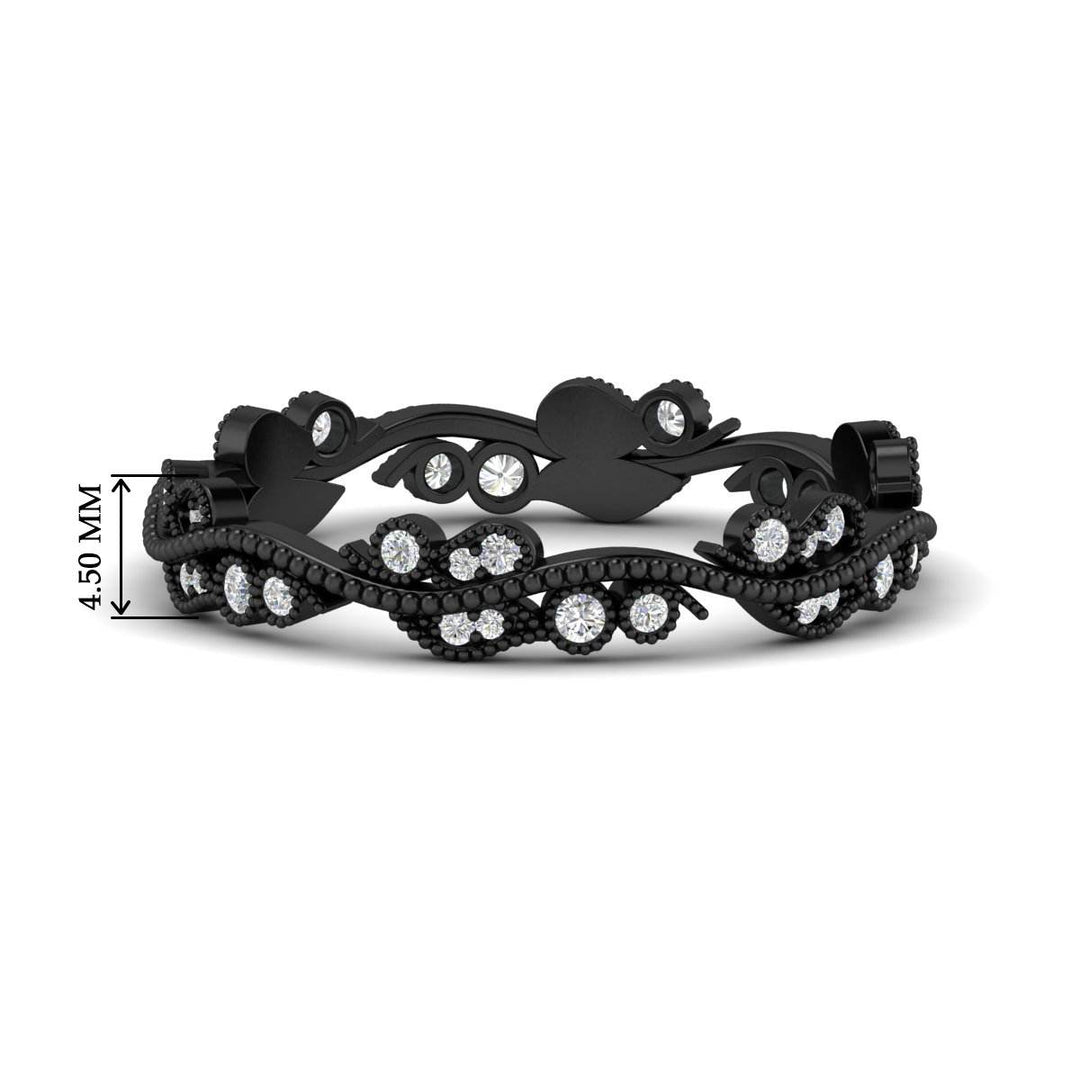 Vintage Wave Diamond Band