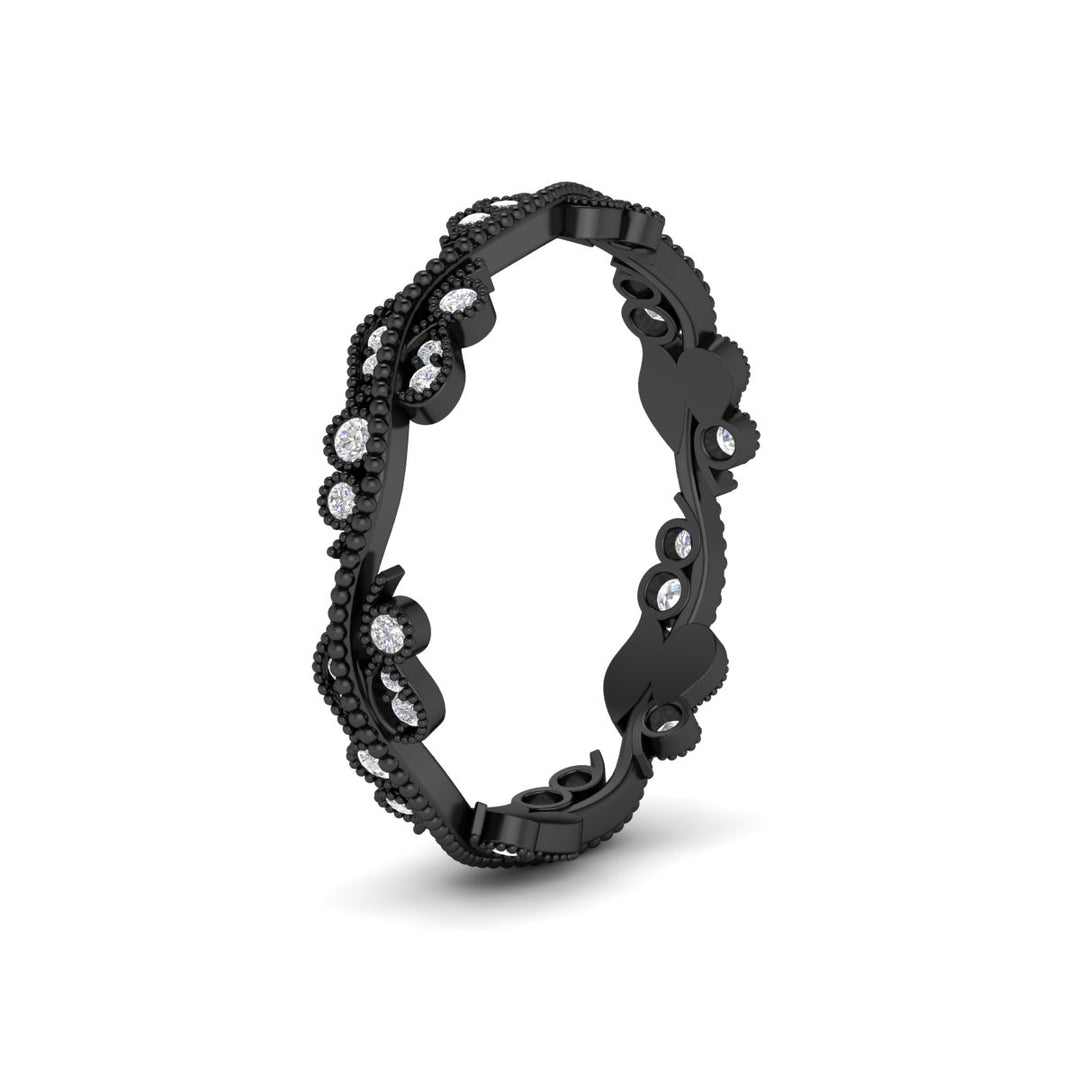 Vintage Wave Diamond Band