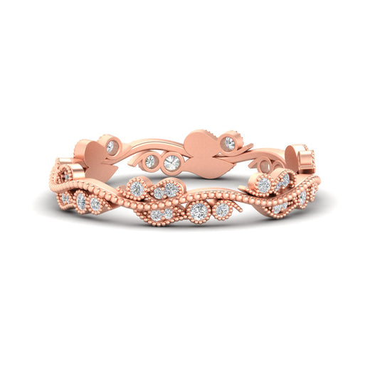 Vintage Wave Diamond Band