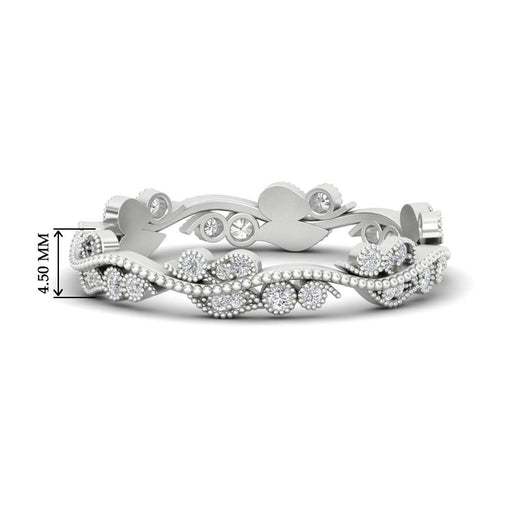 Vintage Wave Diamond Band