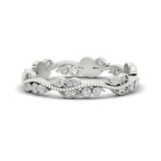 Vintage Wave Diamond Band