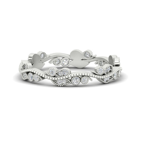 Vintage Wave Diamond Band