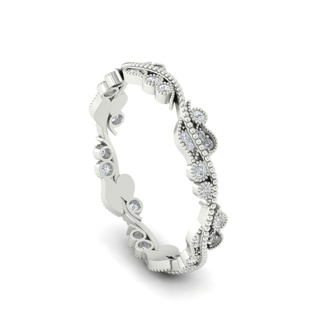 Vintage Wave Diamond Band