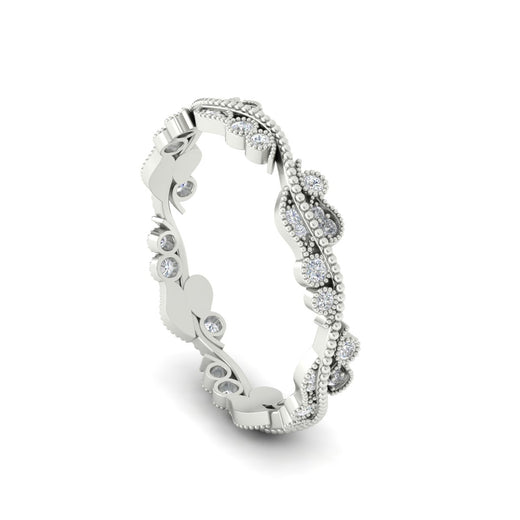 Vintage Wave Diamond Band