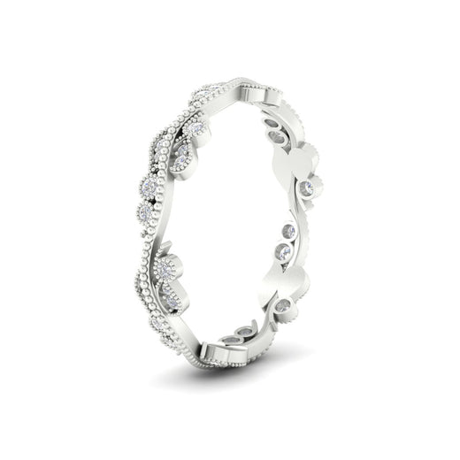 Vintage Wave Diamond Band