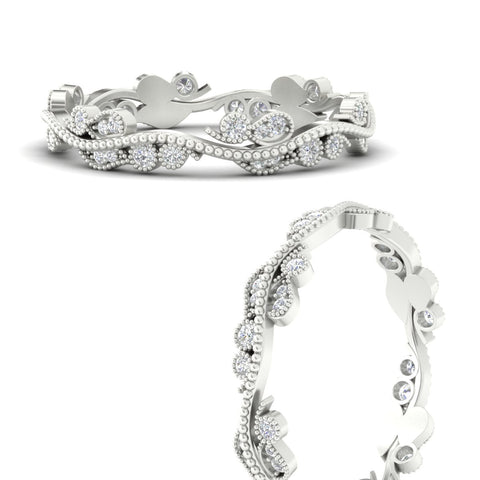 Vintage Wave Diamond Band