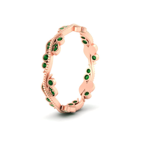 Vintage Wave Diamond Band
